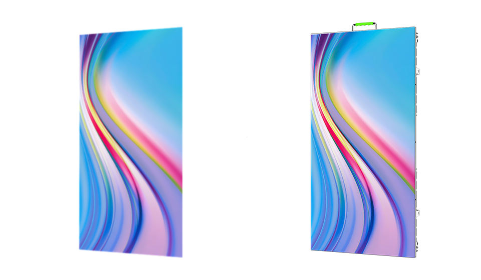 Color calibration of an LED rental screen