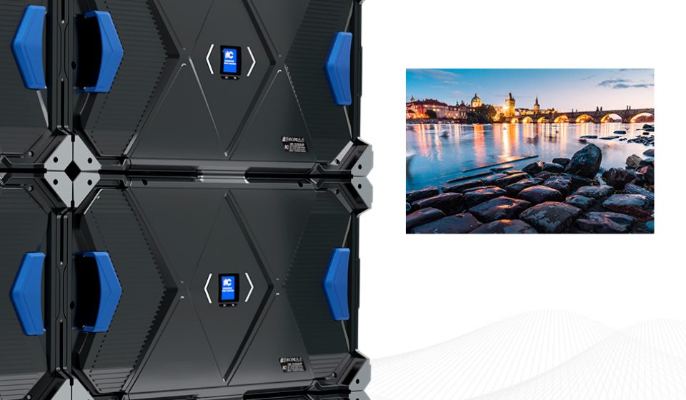 R series-G flexible LED screen application