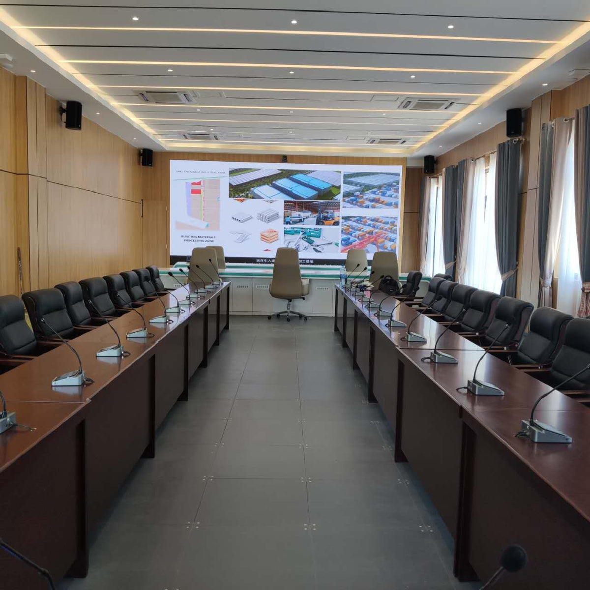 itc LED displays and sound at China-Tanzanian Industrial Park
